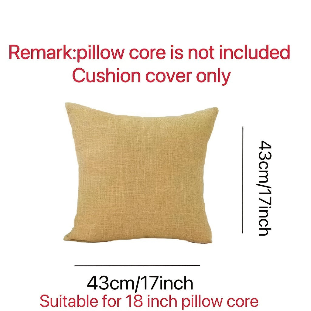 Christmas Decorative Corduroy Pillow Cover 17x17 Inch for Home Decor