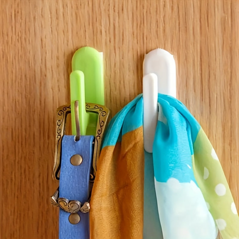 2 Pieces Curtain Holdback Hooks Self-Adhesive Wall Mount Decor for Curtains and Room