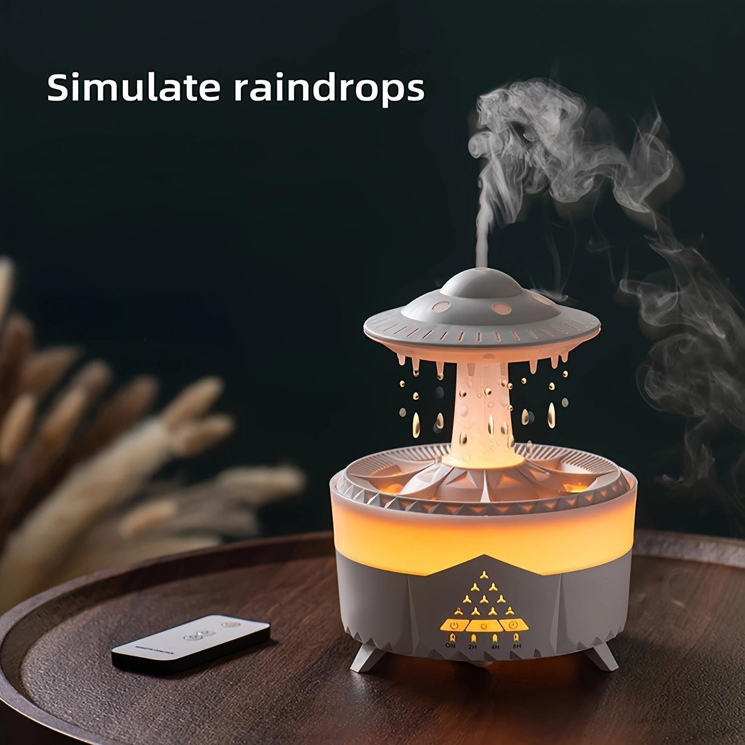 Ultrasonic Humidifier with Night Light and Remote for Small Rooms
