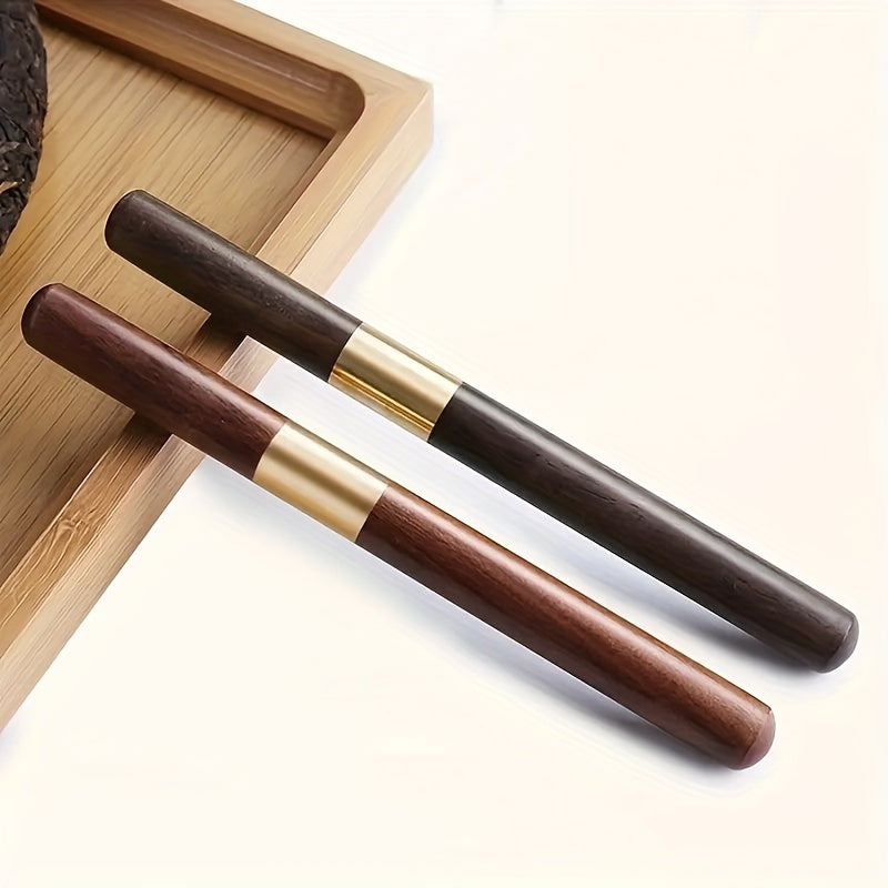 Premium Ebony Rosewood Tea Knife Set with Needle and Cone 16cm for Pu'er Tea