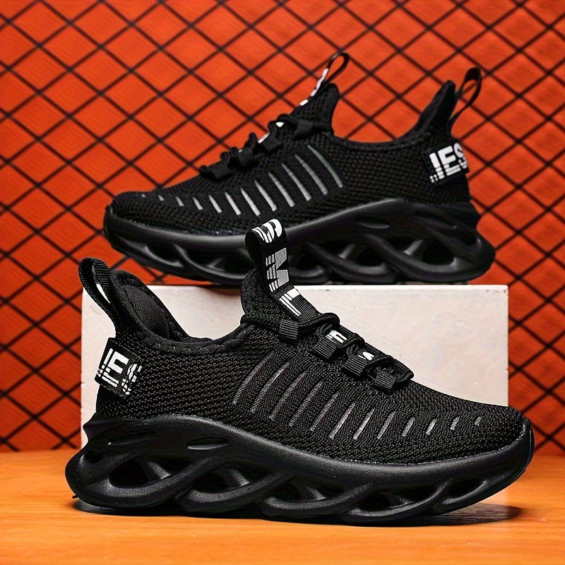 Детские дышащие полосатые спортивные кроссовки низкого хода для мальчиков и девочек