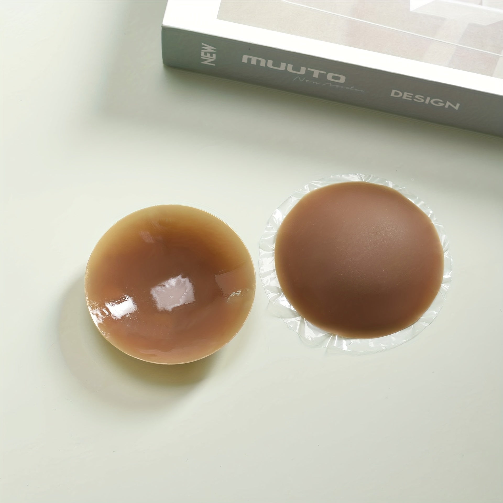 Silicone Nipple Covers for Women Strapless Invisible Breast Pasties Solid Color