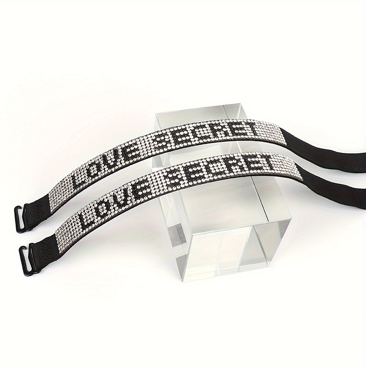 Rhinestone Elastic Bra Straps for Women's Lingerie Adjustable Underwear Accessories