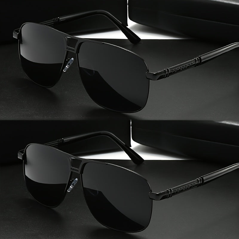 Polarized Couple Glasses for Men and Women Large Frame Driving Sunglasses for Outdoor Activities