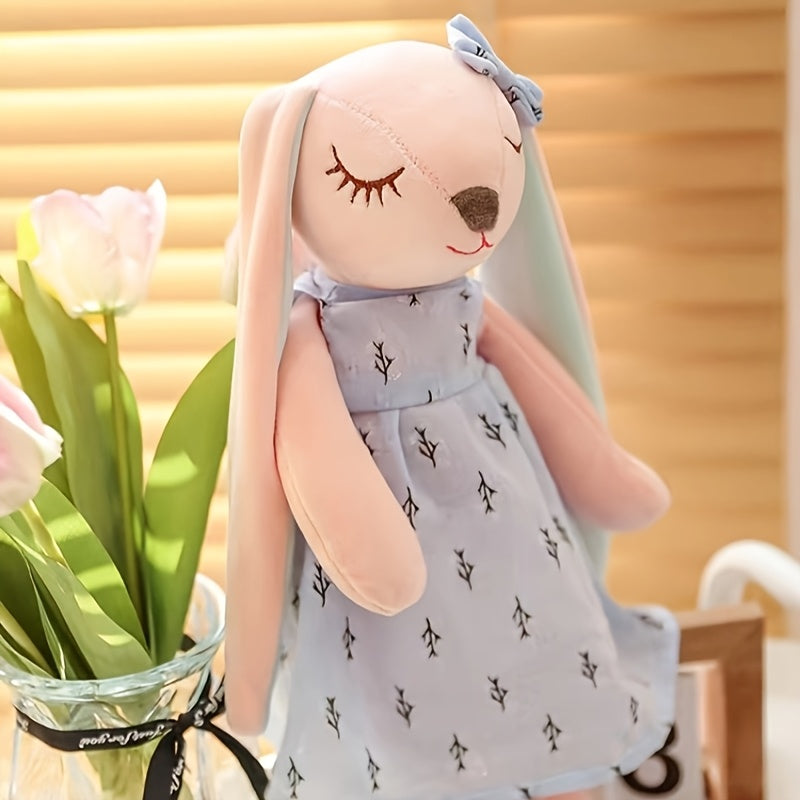 Stuffed Bunny Toy for All Ages Mixed Color Polypropylene Cotton Gift for Kids and Family