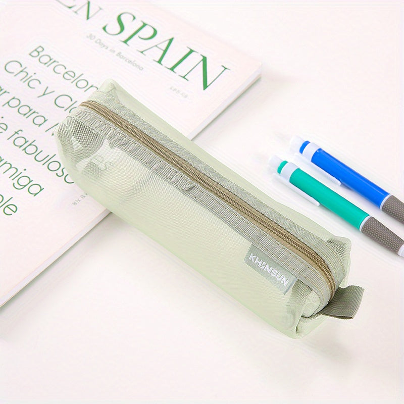 Mesh Pencil Case for Middle School High School Office Supplies