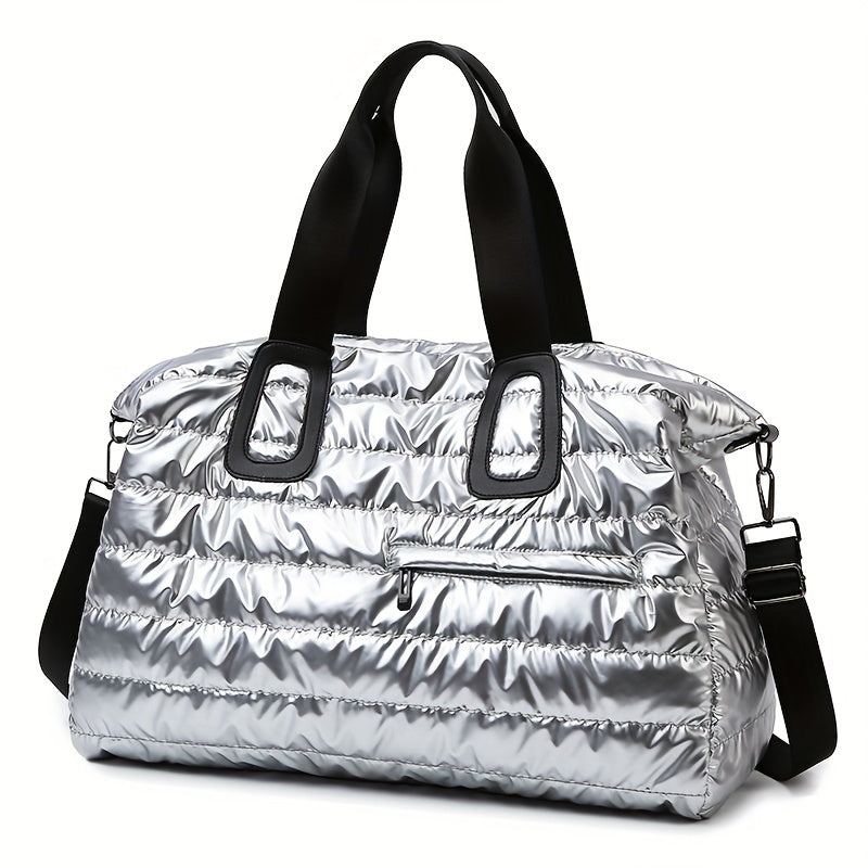 Bolsa de hombro de tela Oxford impermeable con gran capacidad y pequeño almacenamiento interno para viajes informales y desplazamientos