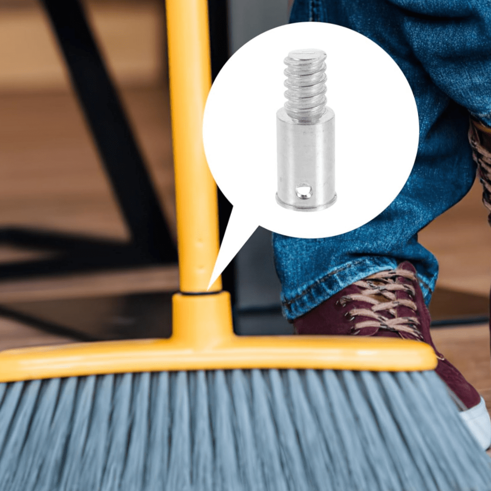 Alüminiy alloy mop adapteri, ipli va kengaytirish tayoqlariga mo'ljallangan, tishli ulash boshli