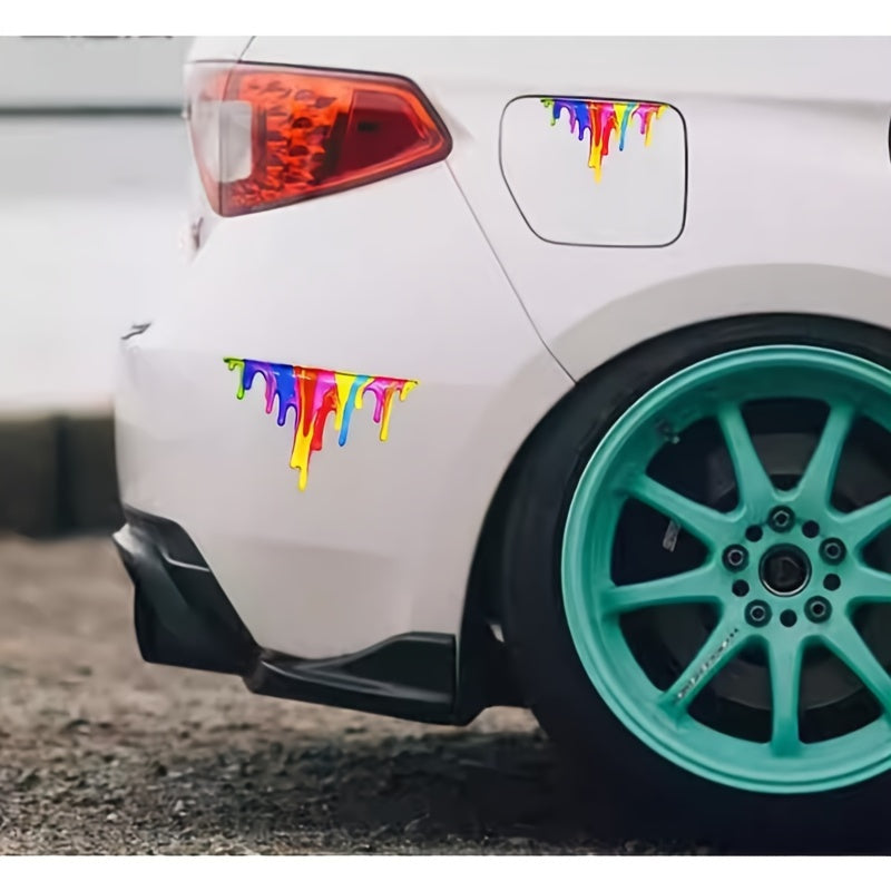 Автомобильная виниловая наклейка водонепроницаемая краска капает царапина покрытие мотоцикл eBike наклейка на корпус