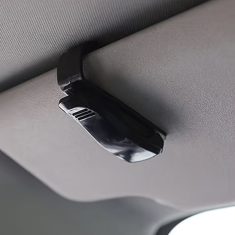 Car Visor Glasses Holder Clip ABS Resin Black Blue White Red Vehicle Organizer