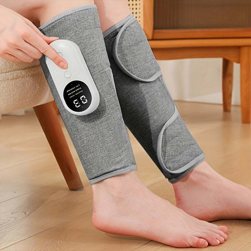Cordless Leg Massager with Compression, Adjustable Intensity and Temperature