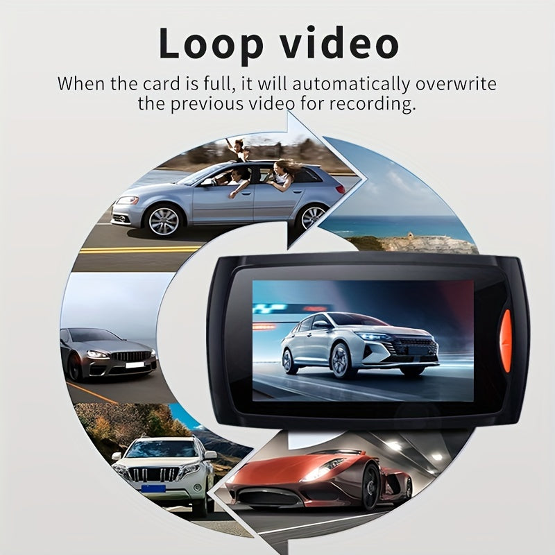 Car DVR Full HD 720P Gravity Sensor Night Vision Wide Angle Recording