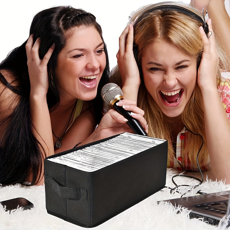 3 ta mato CD saqlash qutisi to'plami, qopqog'lar, tutqichlar, chuqur javon tashkilotchisi bilan