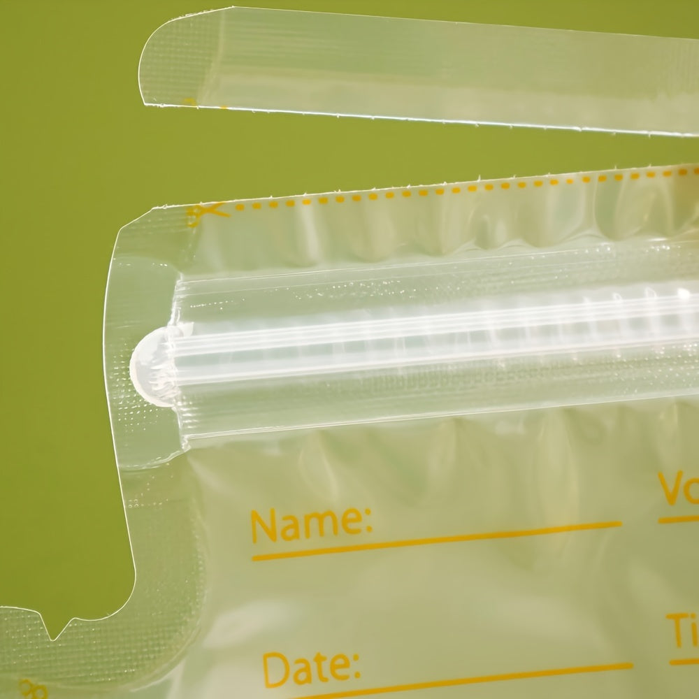 100 пакетов для хранения грудного молока, объем 8 унций, без BPA, самостоящиеся с носиком для наливания