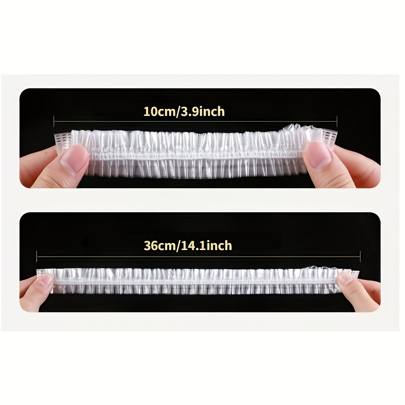 100 tapas reutilizables de silicona para almacenamiento de alimentos para cuencos, platos y frutas