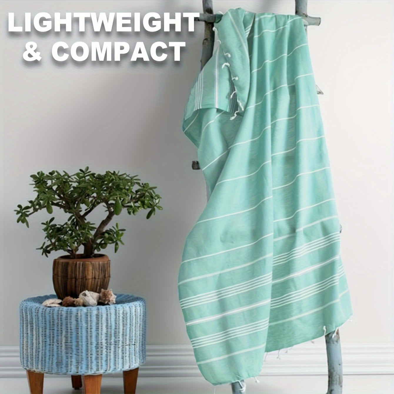 Turk plyaj sochiq: tez quriydigan, qumga yopishmaydigan, engil, katta o'lchamda, chiziqli naqshlarda (sariq, oq, ko'k, kulrang, pushti) basseyn, suzish, sayohat uchun. Kamping, kruiz, ta'til, plyaj ko'rpa uchun ideal.