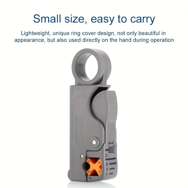 Multifunctional Wire Stripper and Crimping Tool with Plastic Handle