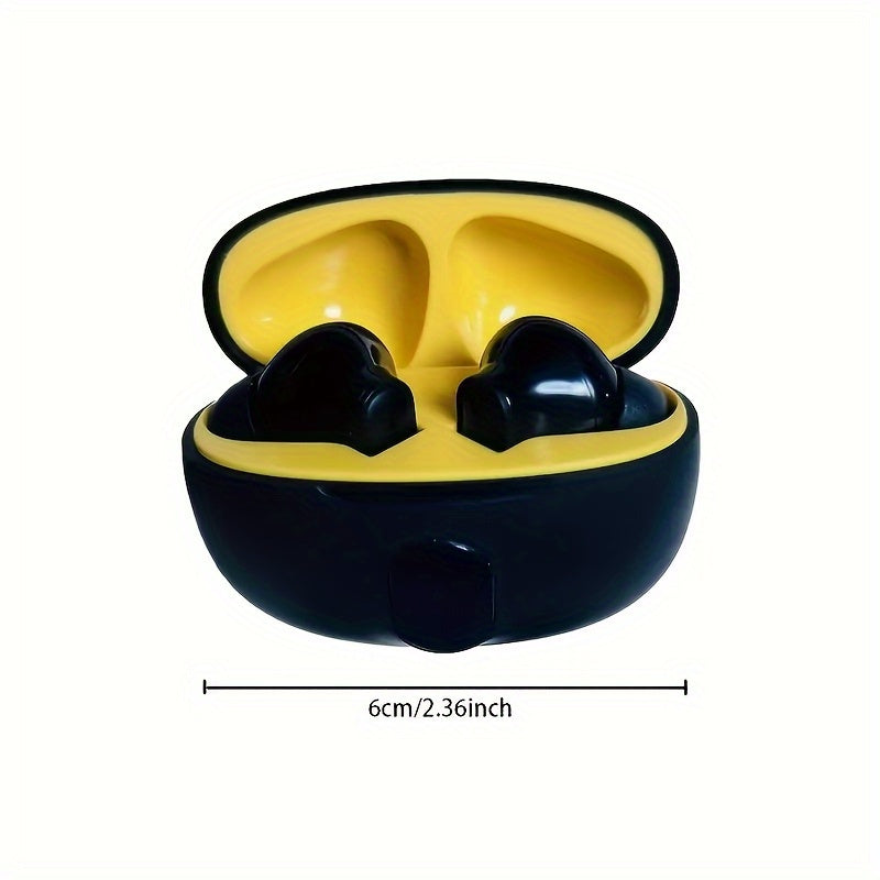 Wireless Earbuds with Microphone Touch Control LED Display Charging Case Semi-Open Sport Earhook Video Game Theme