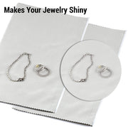 Jewelry Cleaning Cloths Set 3 Pieces Multi-Layer Tarnish Remover for Gold Silver Watches