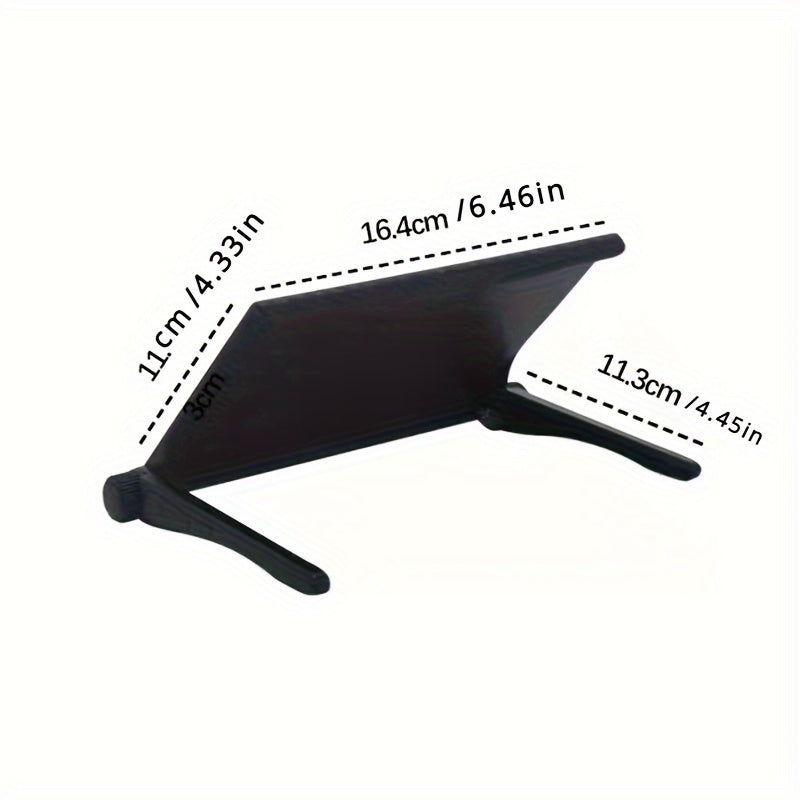 Qora ABS Uy Tashkilotchisi TV ekran polki Kompyuter monitor stendi oldini oluvchi sirpanish