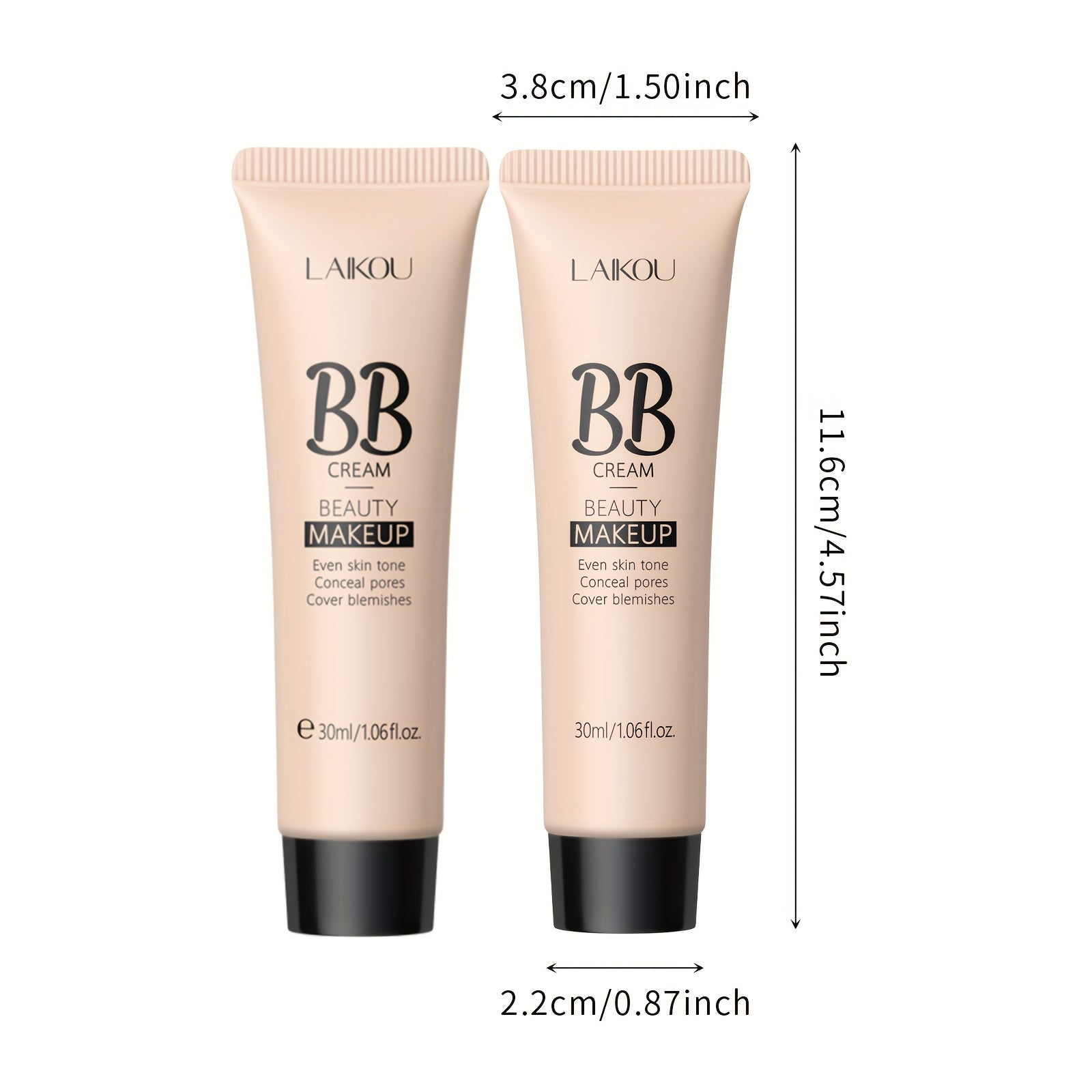 Women Waterproof BB Cream Concealer Full Coverage Makeup Foundation 30ml