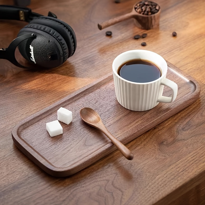 Овальная деревянная сервировочная тарелка с металлическим покрытием для праздников и вечеринок