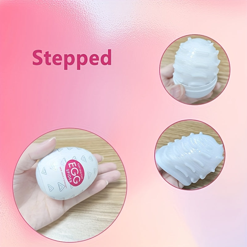 Men soft flexible pocket masturbator egg for male pleasure