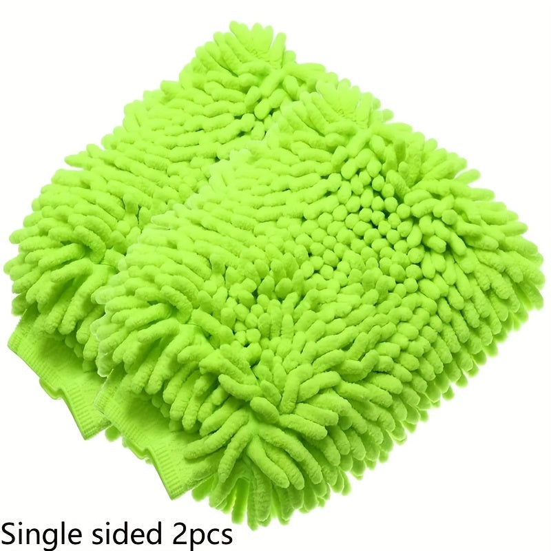 2/4 dona mikrotoʻlqinning avtomobilni yuvish qoʻllari yumshoq, chizilmasdan tozalash asboblari