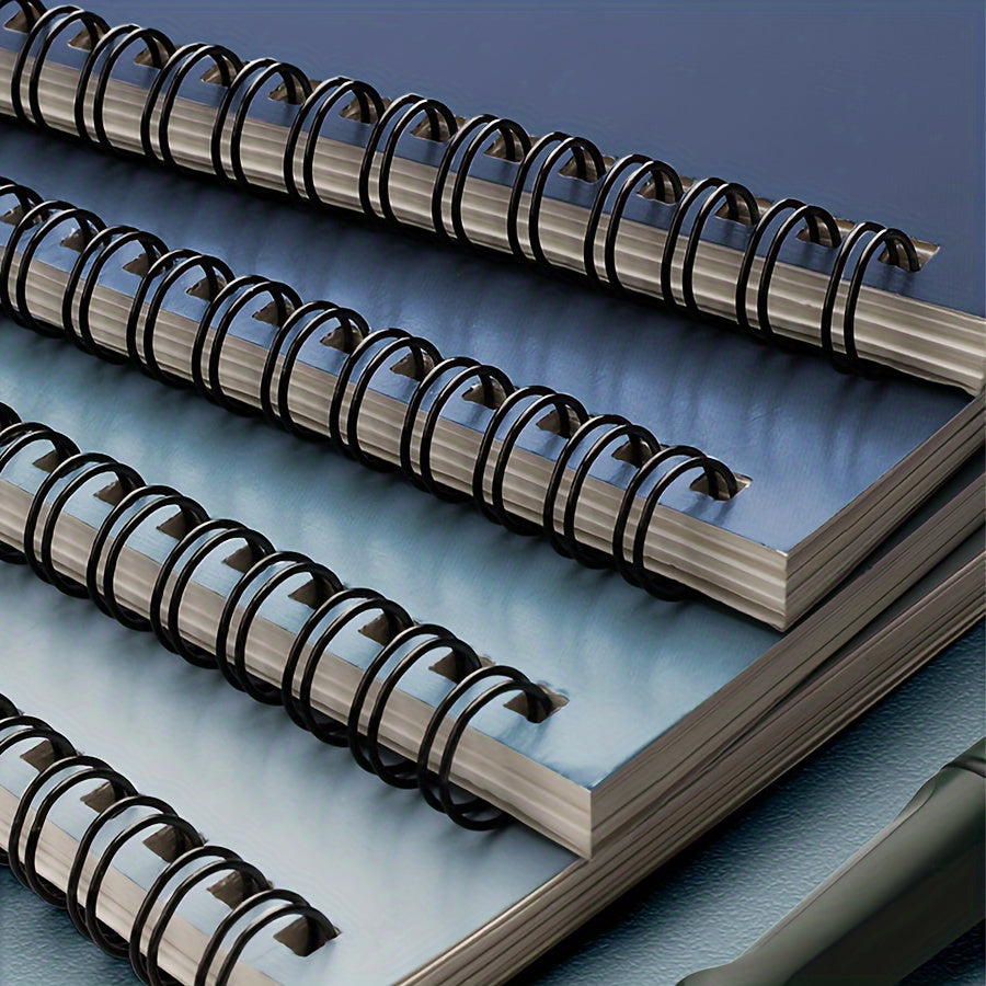 Set of 4 A5 Spiral Notebooks 320 Pages Gradient Blue Office Supplies