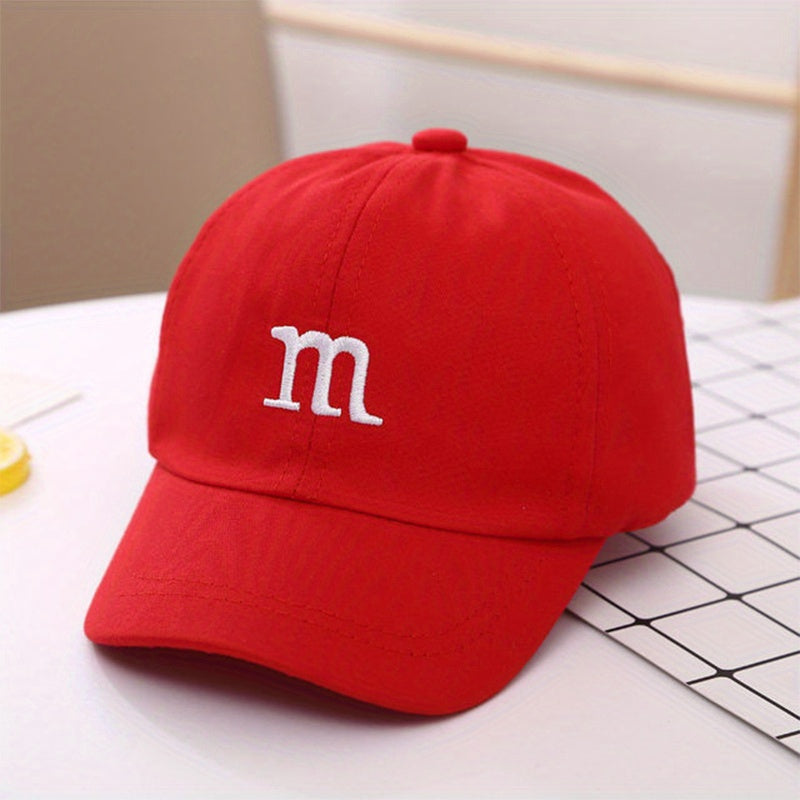 Children's Cotton Baseball Cap for Boys and Girls Adjustable Sun Protection All-Season