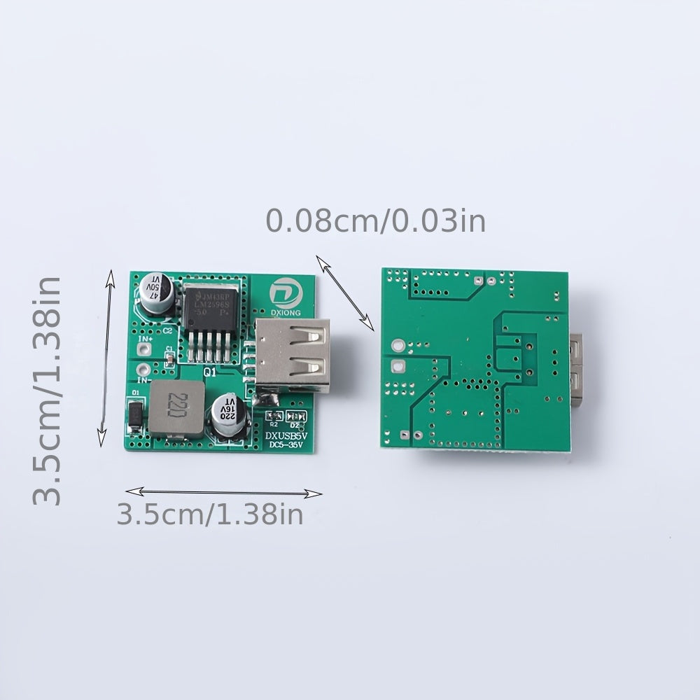 Placa de protección de circuito USB para pequeños cargadores y circuitos de baterías 5V 18650 compatible