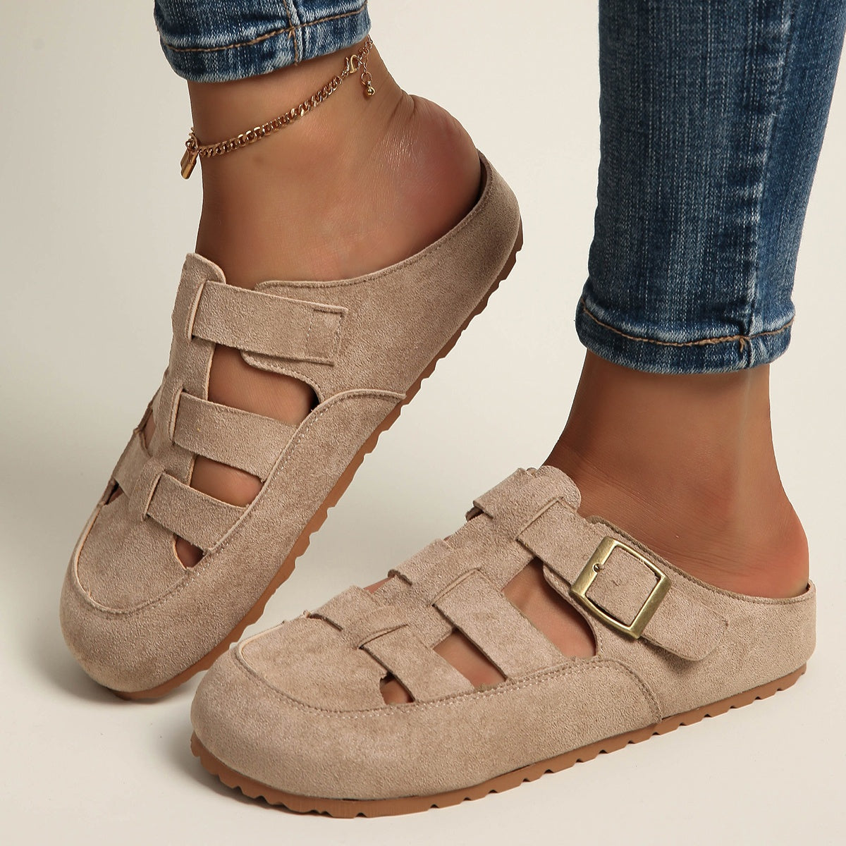 Women's Breathable Roman Shoes Open-Toe Platform with Adjustable Straps