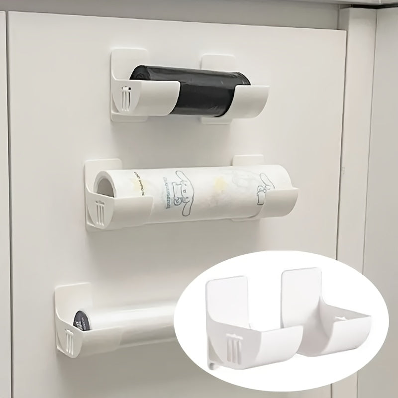 Juego de 4 estantes de almacenamiento para cocina, organizadores de plástico sin taladro para armarios y refrigerador