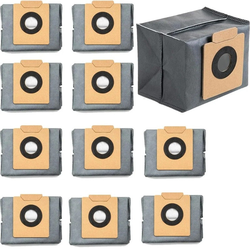 Eufy Clean X8 Pro / X10 Pro Omni Robot Tozalash O'z-o'zidan Bo'shatish Stansiyasi bilan ishlash uchun mo'ljallangan 10 ta Chang Sumkasi, chiqindilarni yig'ish uchun katta sig'imga ega.