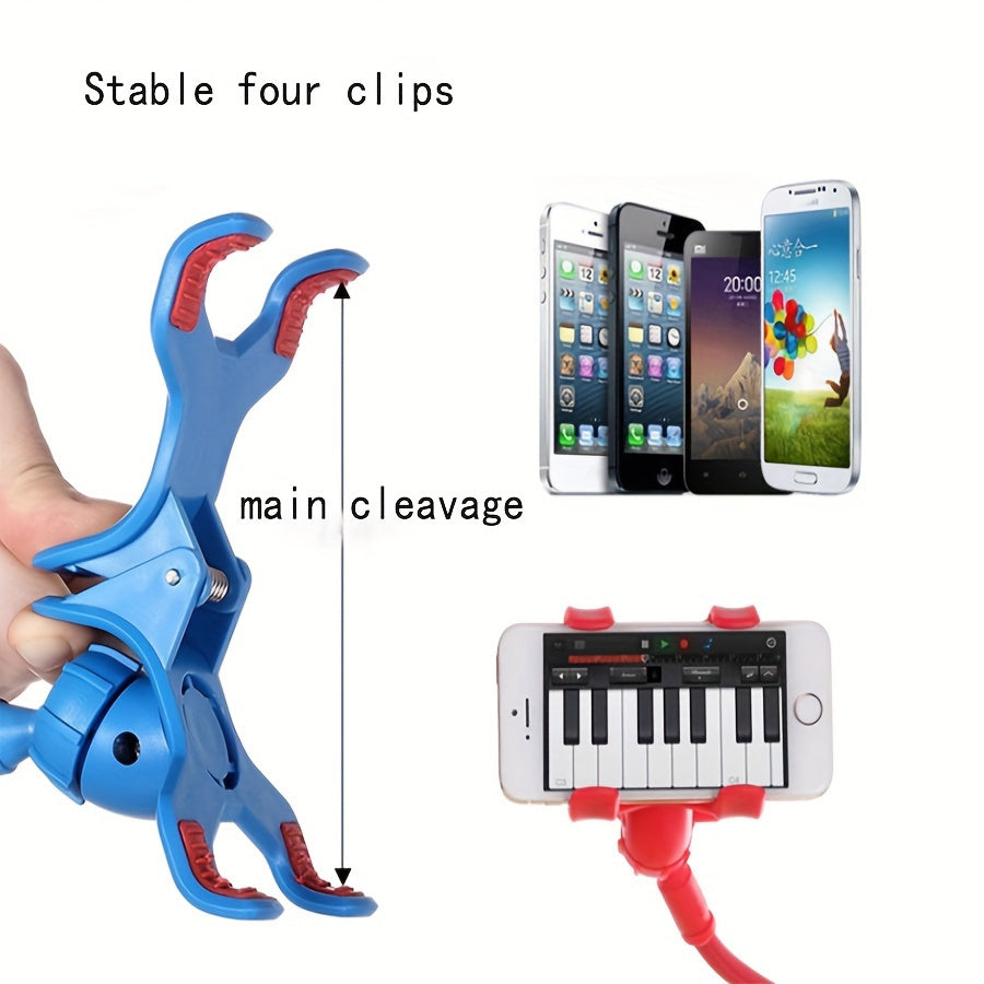 Waterproof PVC Mobile Phone Holder with 360-Degree Rotation and Detachable Clip