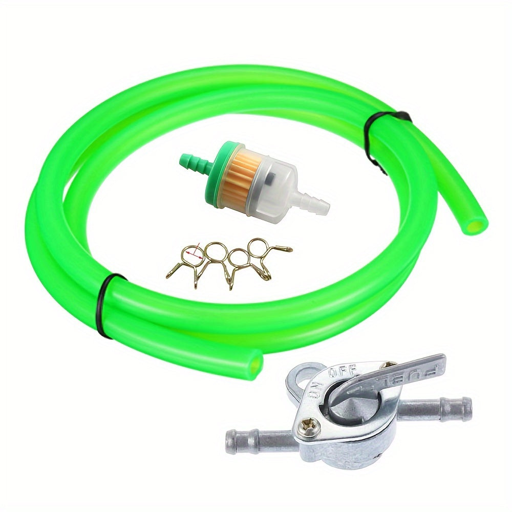 Flexible Fuel Pipe Hose Kit for Motorcycles and ATVs 99.97cm Spare Replacement