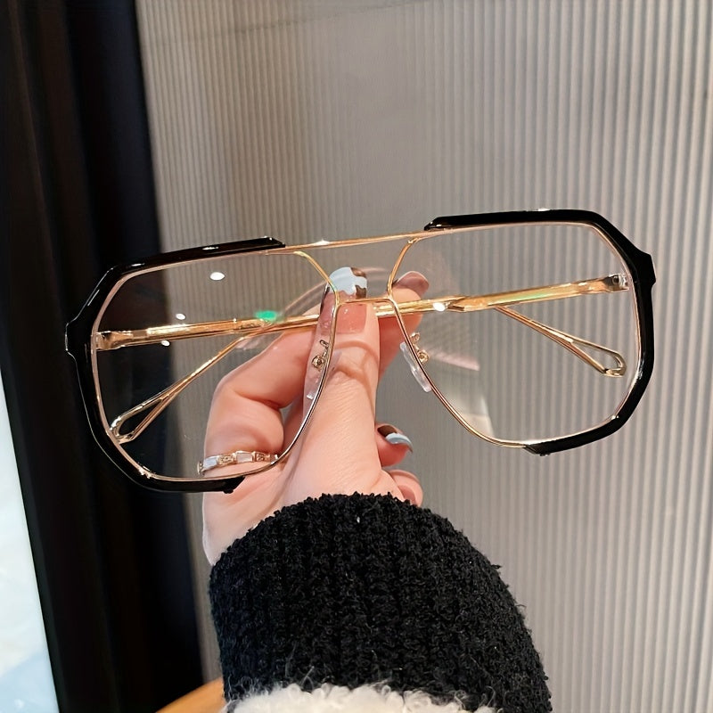 Gafas de sol de doble puente grande para mujer y hombre, polarizadas, para conducir y viajes a la playa