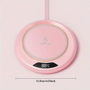 Smart Touch-Activated Temperature Control Heating Cup Mat with Adjustable Settings