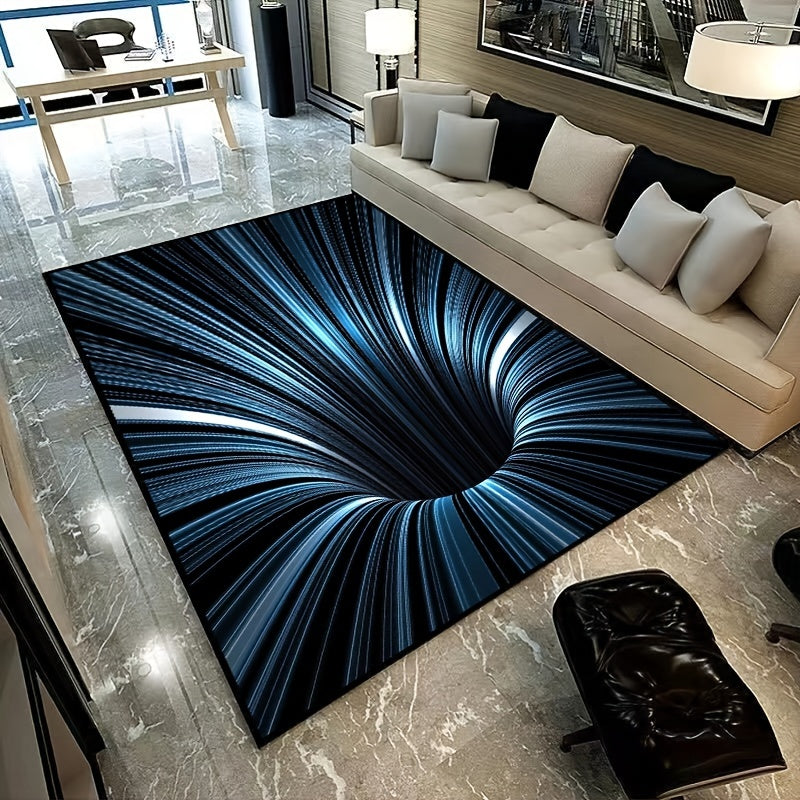 3D Vortex Carpet for Living Room and Bedroom Large Area Rug Floor Mat Doorway Decor