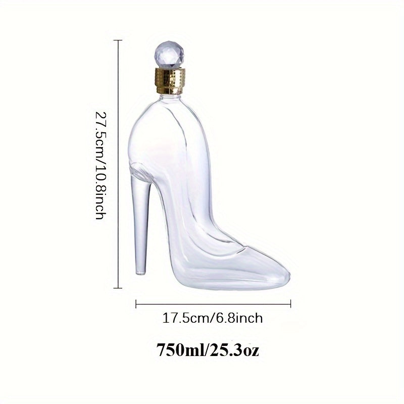 Glass Decanter for Wine Liquor Spirits 750ml 375ml Bar Decor Gift