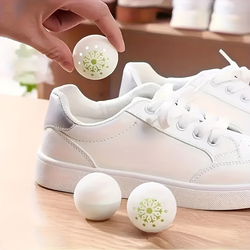 Pack of 6 or 12 Odor Eliminating Shoe Deodorizer Balls for Foot and Shoe Freshness