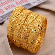Ethnic Copper Open Cuff Bracelet for Women for Weddings and Daily Wear