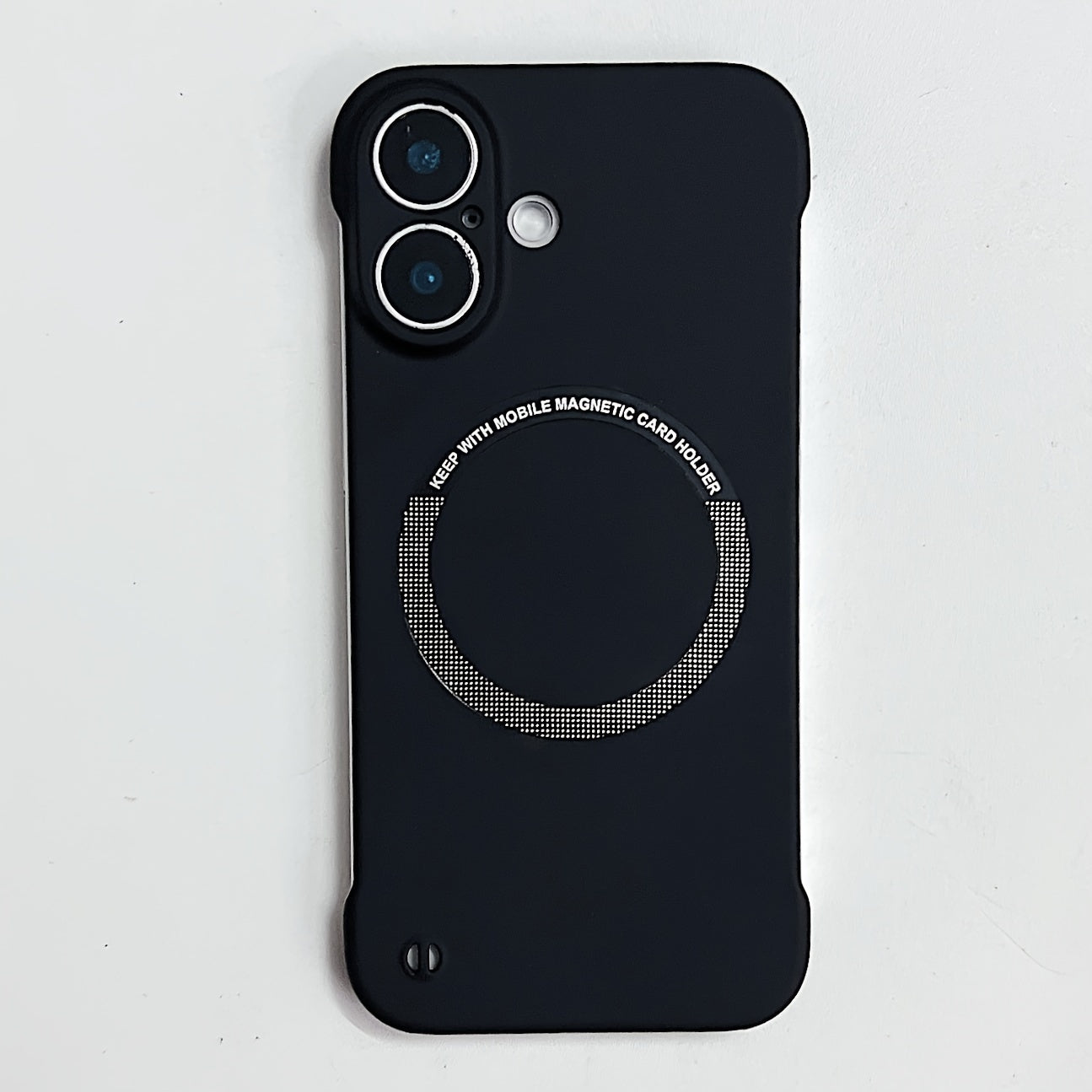 Monochrome Magnetic Phone Case for iPhone Models Wireless Charging Magsafe Compatible