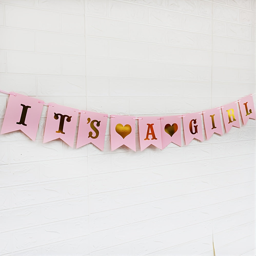 Boy's Burlap Banner for Birthday and Christening Decor