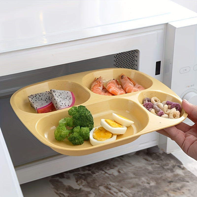 Plastic Dinner Plates Set Microwave Safe Dishwasher Safe BPA Free for Picnics 1 4 or 5