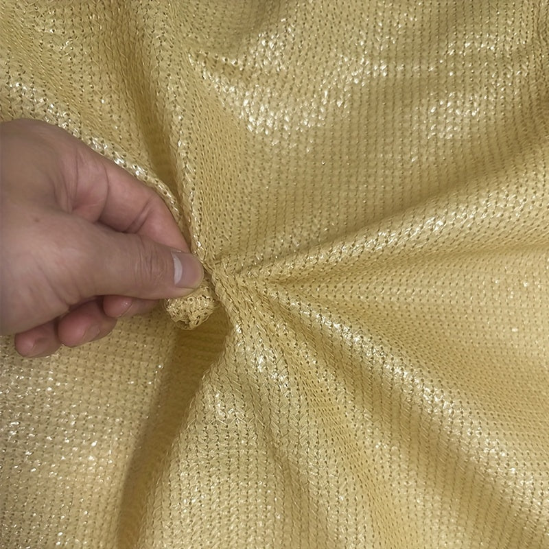 Yellow UV Protection Shade Cloth for Garden Plants 80% Shade Rate HDPE Sunblock Fabric
