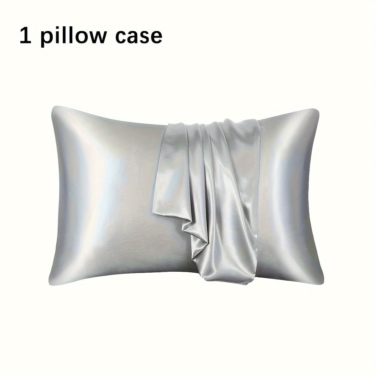 Silky Soft Machine Washable Pillowcase with Breathable Cooling Feel, Solid Color