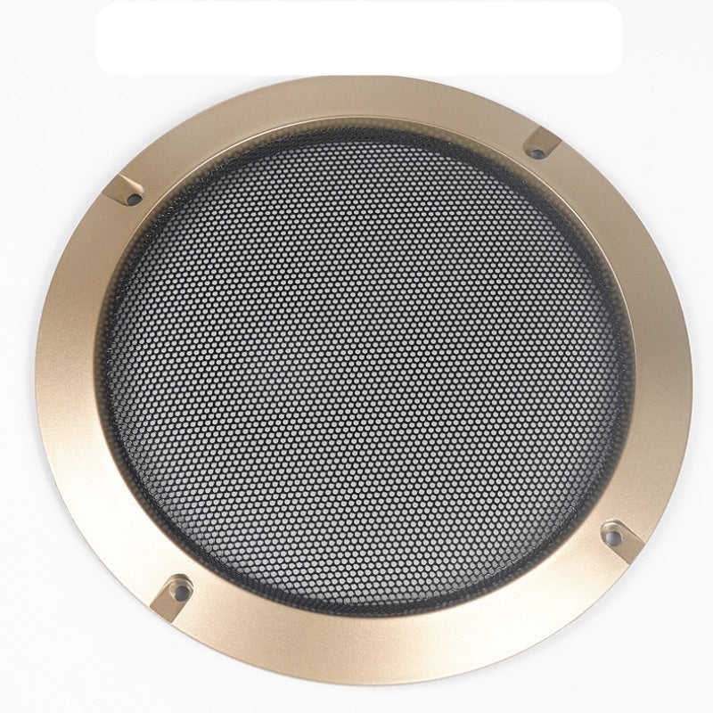 Black Mesh Speaker Grille 5.08cm to 25.4cm Durable Metal Enclosure