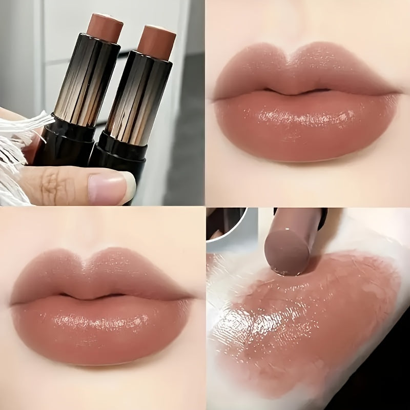Bálsamo labial hidratante con color para mujer, hidratante, a prueba de agua y de manchas