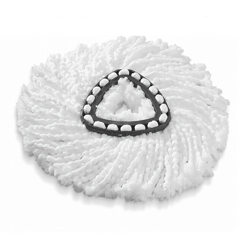 Microfiber Mop Refill Heads for Spin Mops White Floor Cleaning Pack of One